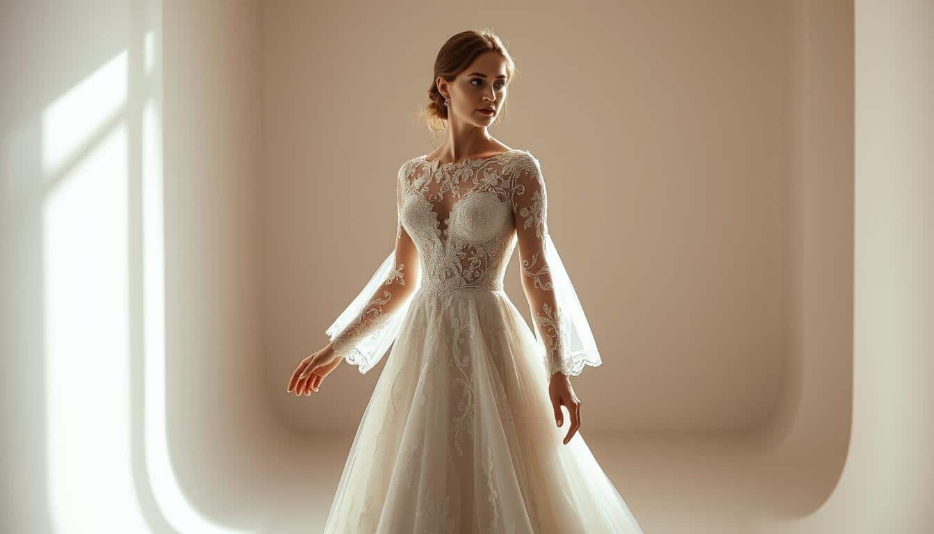 Brautkleid Langarm online kaufen