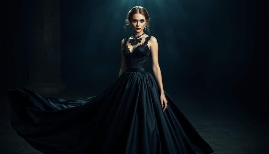 Brautkleid Schwarz Gothic online kaufen
