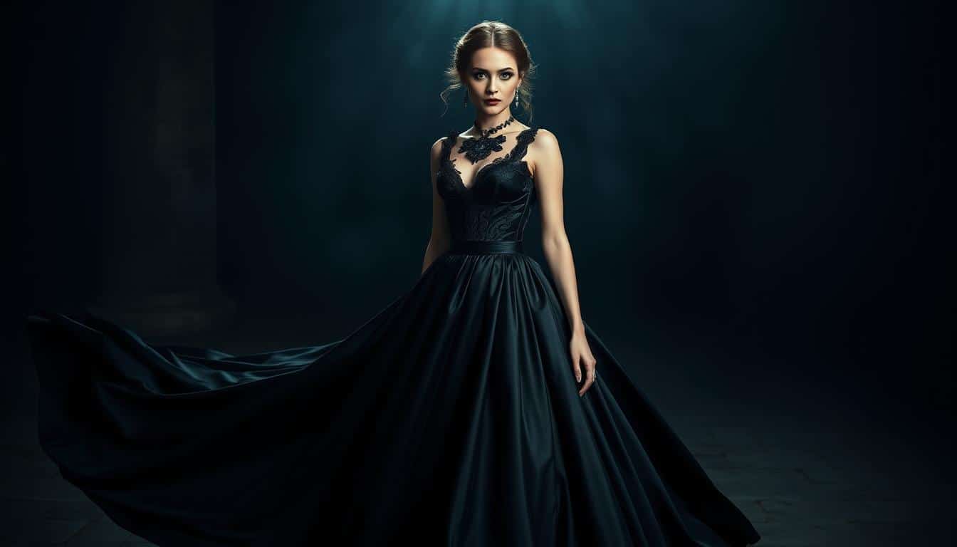 Brautkleid Schwarz Gothic online kaufen