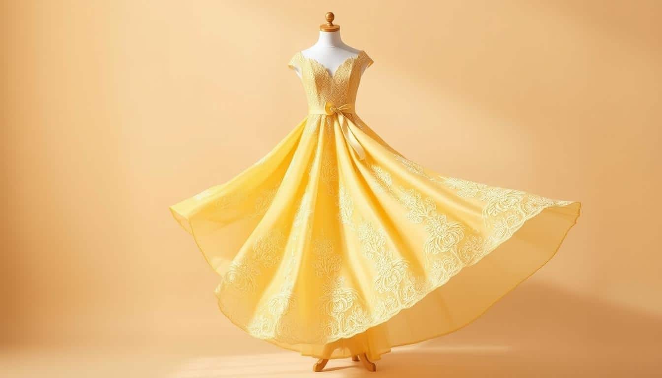 Brautkleid in Gelb online kaufen