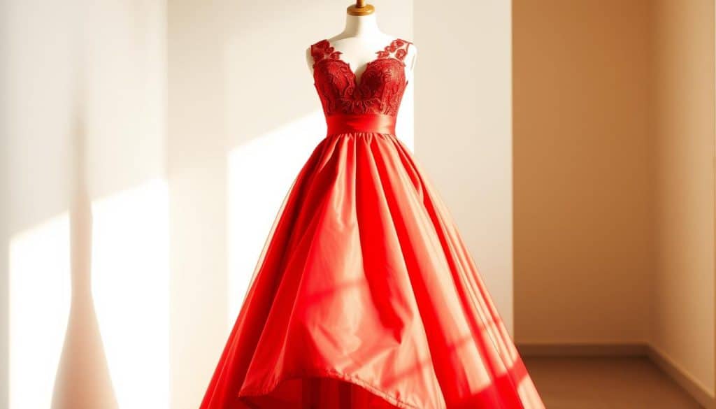 Brautkleid in Rot online kaufen