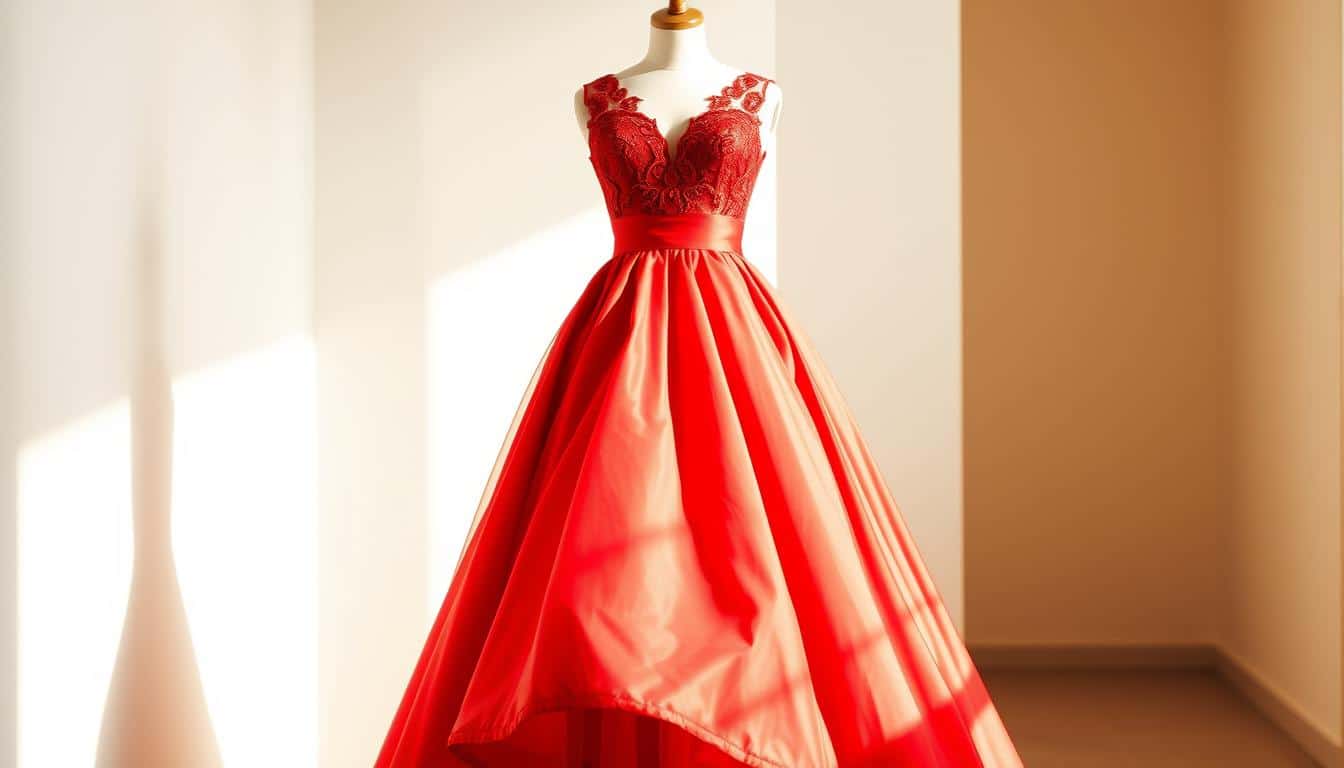 Brautkleid in Rot online kaufen