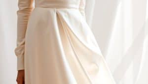 Brautkleid schlicht elegant Satin online kaufen