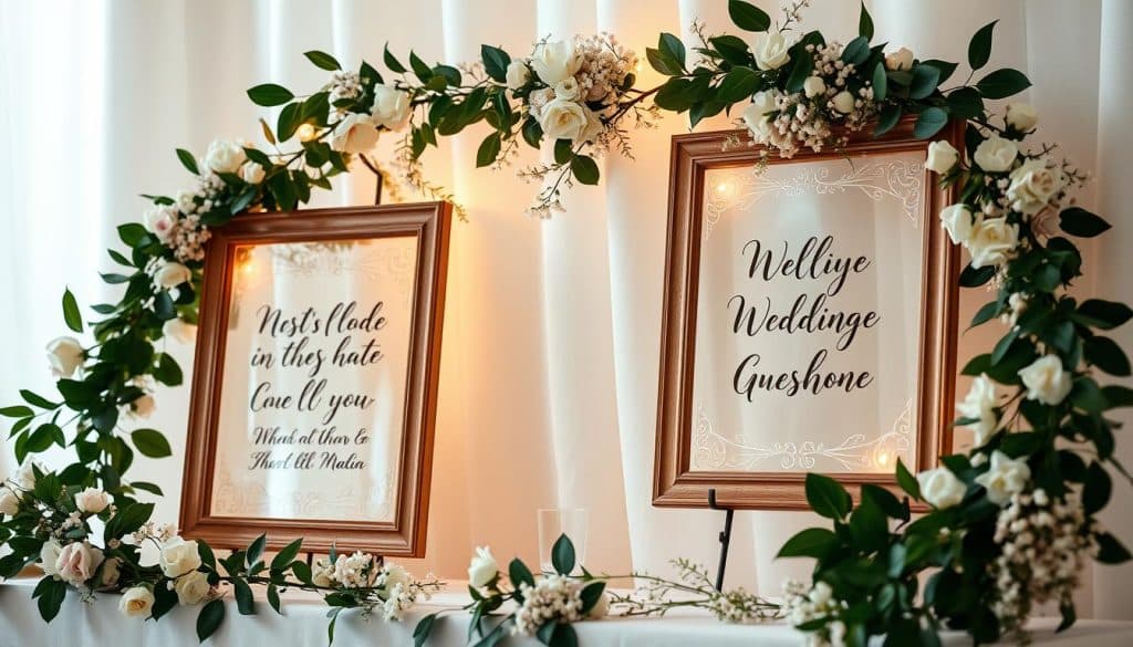 Dekorative Hochzeitsschilder – Ideen & Inspirationen