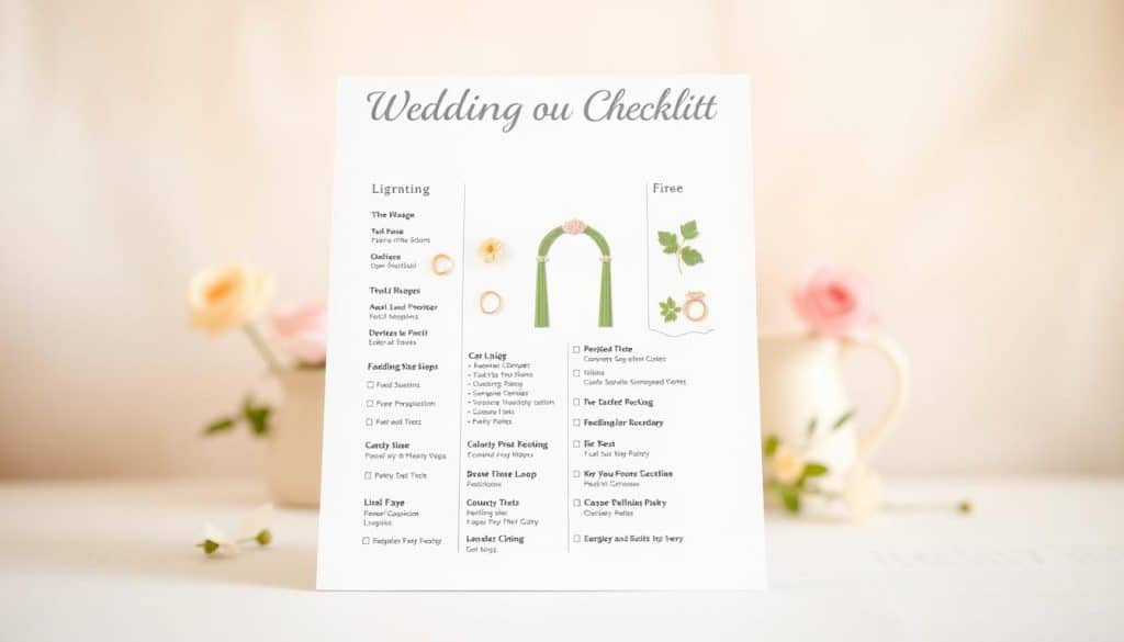 Hochzeitsplanung Checkliste