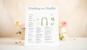 Hochzeitsplanung Checkliste
