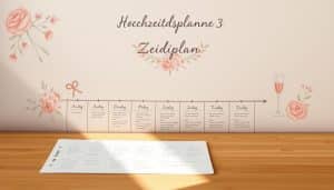 Hochzeitsplanung Zeitplan