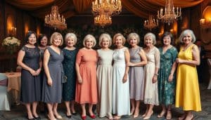 Midi Kleider für Hochzeitsgäste ab 60 Jahren