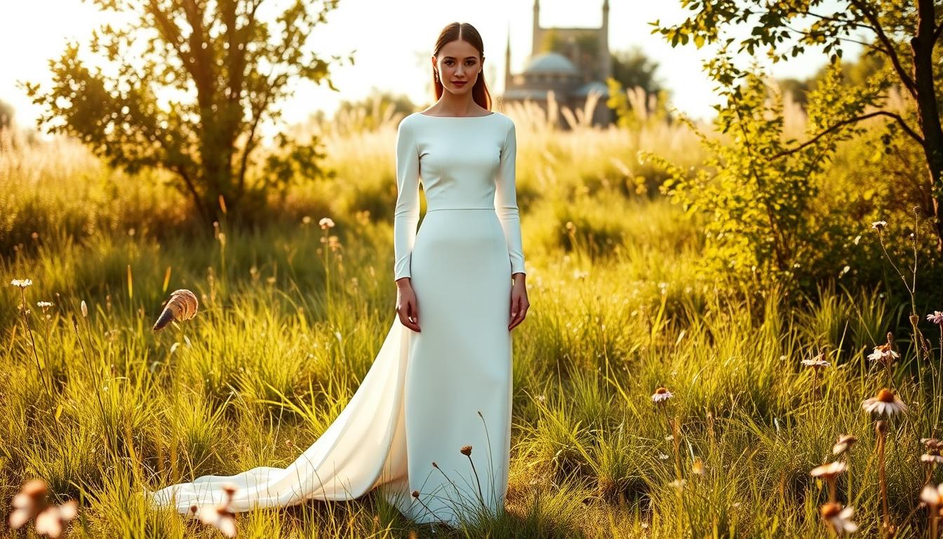 Schlichtes Brautkleid online kaufen