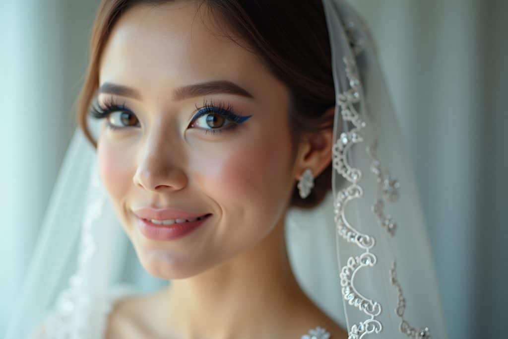 blaue auge braut make up-Titel