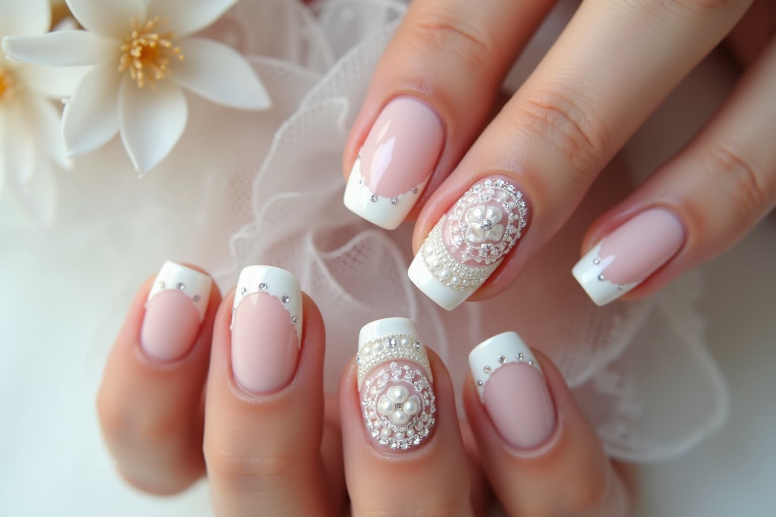 gelnägel hochzeit braut-Titel