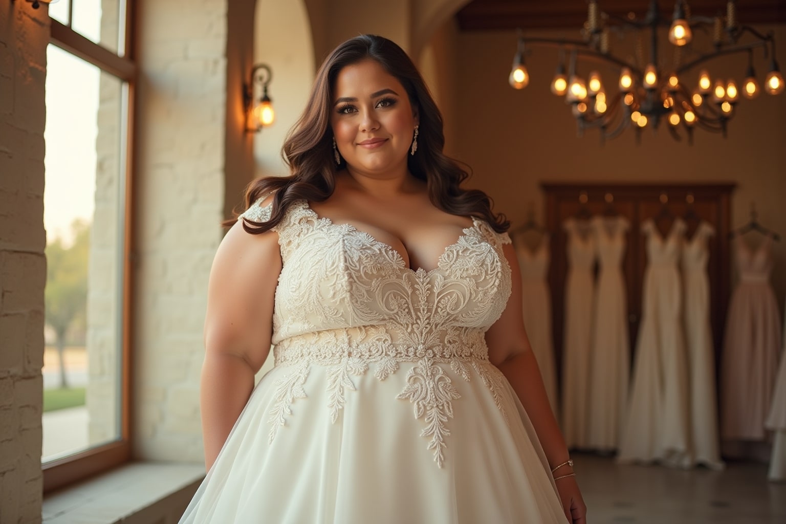 Elegante Brautmode in großen Größen für jede Figur