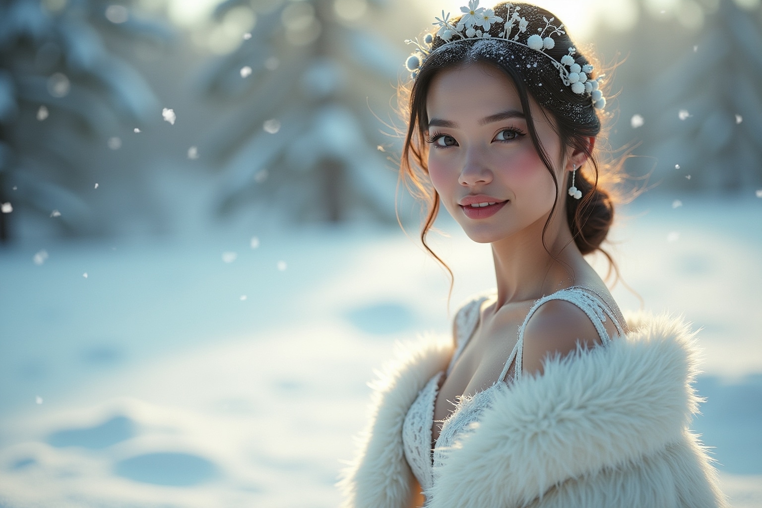 Elegante Brautmode für den Winter - Traumkleider