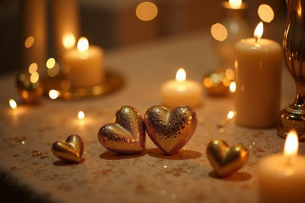 geschenke zur goldenen hochzeit basteln goldenes herz-Titel