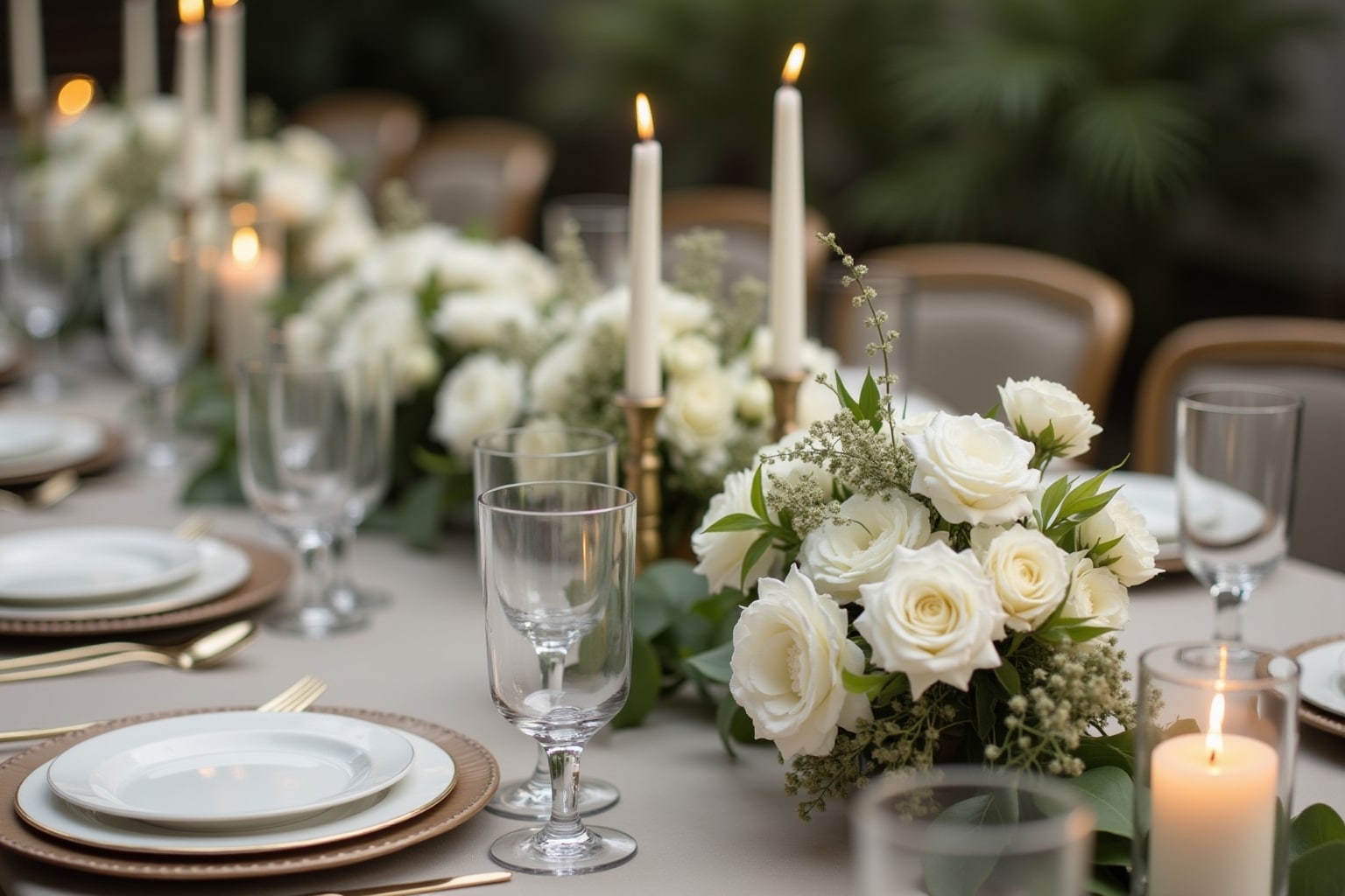 modern tischdeko hochzeit schlicht-Titel