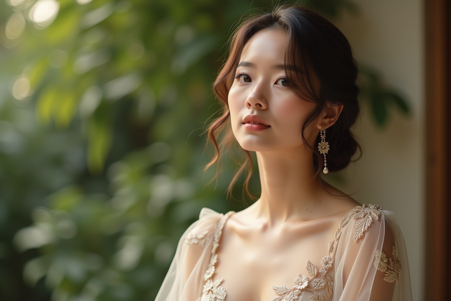 Beiges Kleid zur Hochzeit: Elegante Stilideen