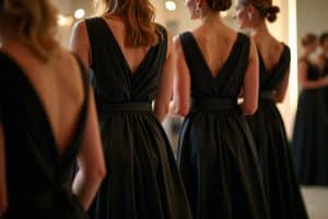 Elegante schwarze Kleider für deine Hochzeit