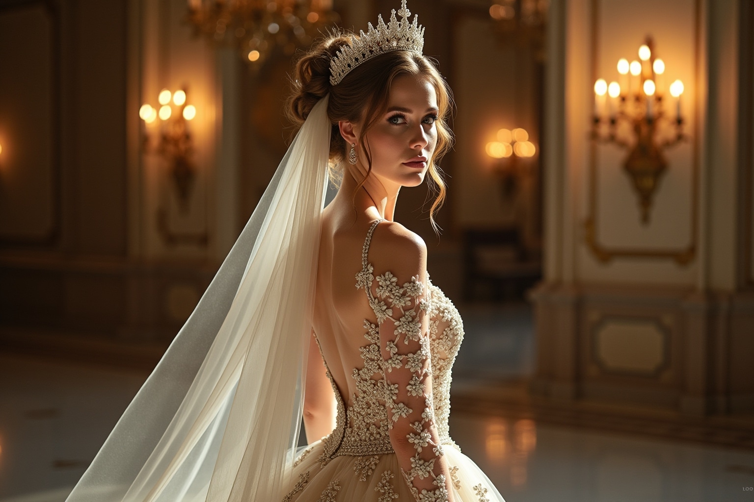 Extravagante Braut Styling Ideen