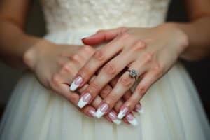 Die besten Hochzeitsnägel Ideen French