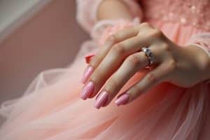 Die schönsten Hochzeitsnägel Ideen in Rosa
